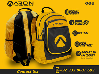 Yellow Backpack Design