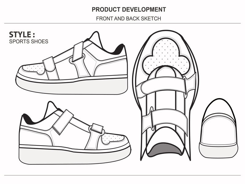Shoes Drawing by ARON DESIGN AGENCY on Dribbble