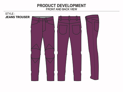 Biker Pant illustration production file shirt sketch t shirt tech pack