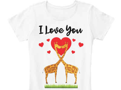 heart-giraffe shirt-2 design tshirt tshirt design tshirt graphics