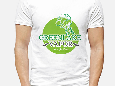 Greenlake Logo businesscard design logo logo 3d t shirt tshirt design