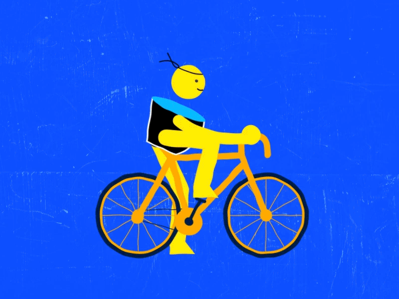 Cycling... 2d animation aftereffects animated gif animation character characteranimation motion art motion design motiongraphics