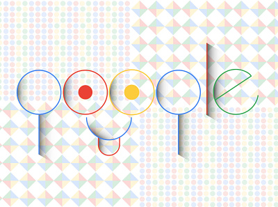 Google illustration pattern vector