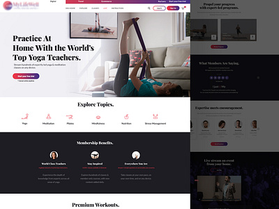 Yoga Landing Page