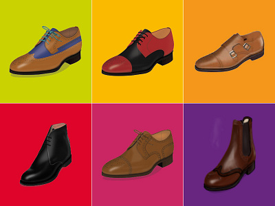 Leather Vector Shoes designs, themes, templates and downloadable ...