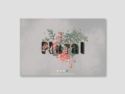 Plant/floral Illustration Postcard Practise #1 design illustration postcard design