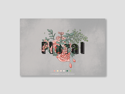 Plant/floral Illustration Postcard Practise  #1