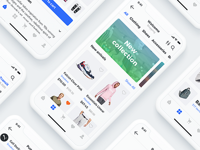 Sector UI Kit. E-commerce digital goods e commerce design e commerce screens e commerce ui ecommerce ecommerce shop mobile store uidesign