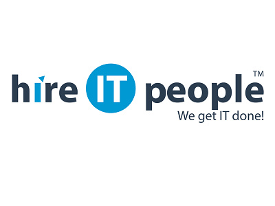 Hire IT People branding logo design