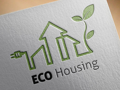 Eco Housing eco housing housing logo logo design