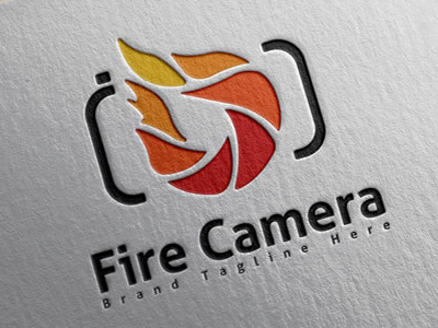 Fire Camera camera camera logo fire camera fire camera logo fire photography logo logo design photography photography logo