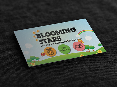 Blooming Star branding business card business card design flyer flyer design