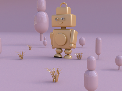 Roboshine 3d animation arnold arnoldrender cinema4d conceptual illustration octane visual design