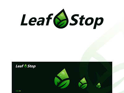 Leaf logo agency website branding design graphic design illustration leaf logo logo modern logo vector