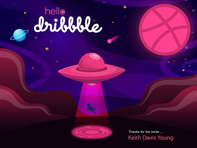 Hello Dribbble animation app design hello dribbble hidden treasures icon illustration logo minimal typography ui vector web