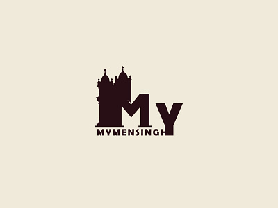 Mymensingh design hometowen illustration logo mymensingh logo mymensingh logo shot typography vector