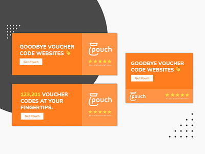 Pouch | Display Ads ads adsense banner banner ad banner ads creative design creative designer design display display ads