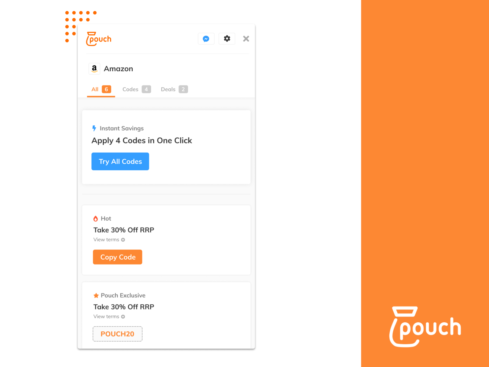 Pouch Browser Extension Redesign by Jonny Matthews on Dribbble