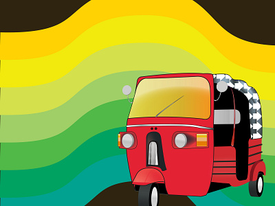 Tuk Tuk design graphic design illustration transportation tuktuk vector