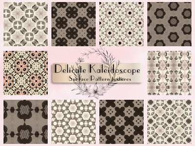 Delicate Kaleidoscope Surface Patterns