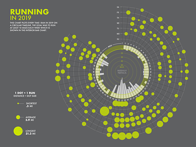 2019 Running Data Visualization chart data design data visualization data viz dataviz information design running app training