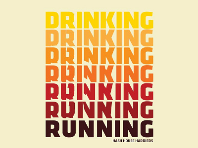 Drinking > Running Type Sketch