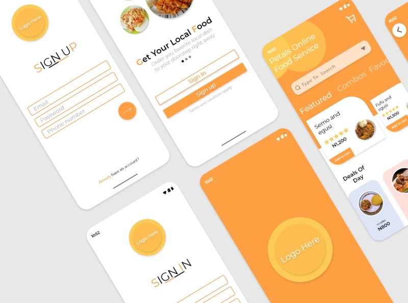 Petals Food by Chinedu Chuks on Dribbble