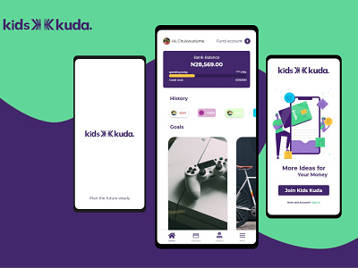 Kids Kuda banking banking app bankingapp dashboad design designthinking dribble kids kidsbanking kuda notice ui ux