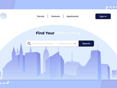 Real estate landing page