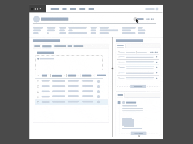 Task Detail Page (Low Fidelity) flinto ui design