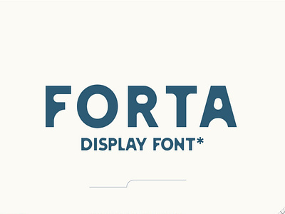 FORTA Free Font design display download download free font font free