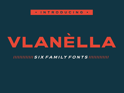 Vlane lla Free Font Family