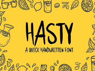 Hasty Free Handwritten Font download download free font font free handwritten font handwritten typeface typography
