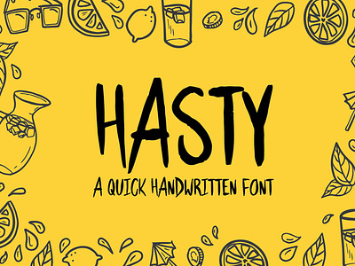 Hasty Free Handwritten Font