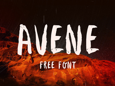 AVENE Free Font brush download download free font font free handwritten script typography