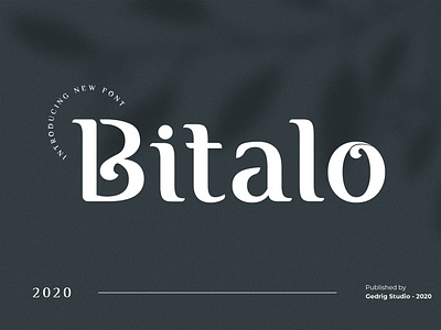 Bitalo Free Font