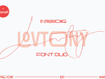 LOVTONY DUO Free Font