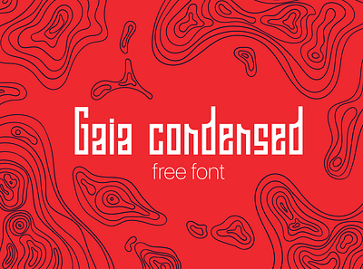 Gaia Condensed Free Font design download download free font font free typography