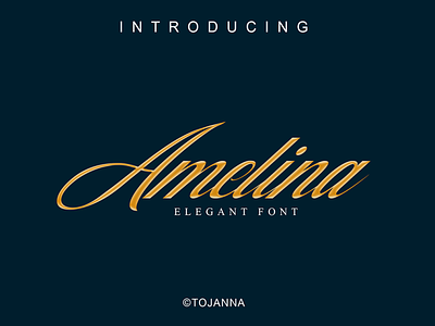 Amelina font free hand script typeface