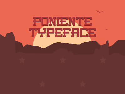 PONIENTE Free Typeface download download free font font free