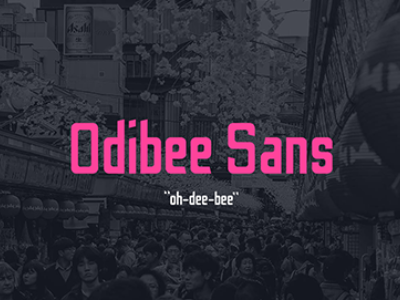 Odibee Sans Free Font download download free font font free