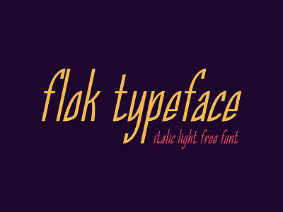 Flok Free Font download download free font font free typography