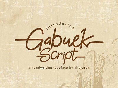 Gabuek Free Font download download free font font free script typography