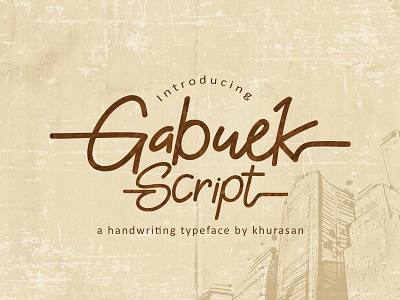 Gabuek Free Font