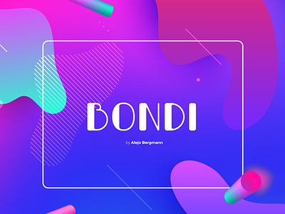 Bondi Free Font download download free font font free sans serif font typography