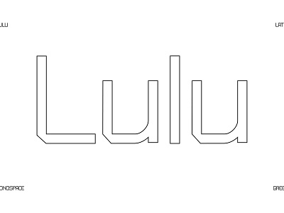 Lulu Monospace Free Font