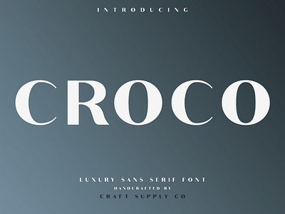 Croco Free Font Family download download free font font family