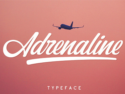 Adrenaline Free Font download download free font font free handwritten font script font typography