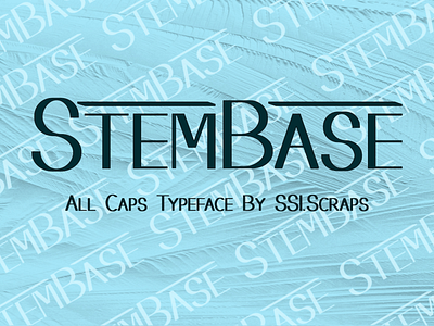 Stembase Free Font caps download download free font typeface