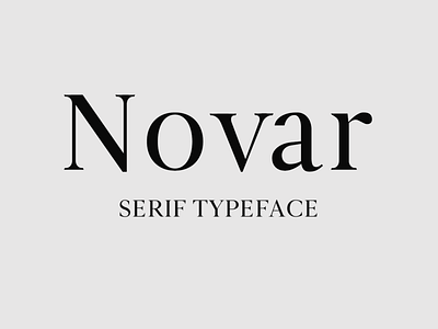 Novar Free Font download download free font elegant font serif